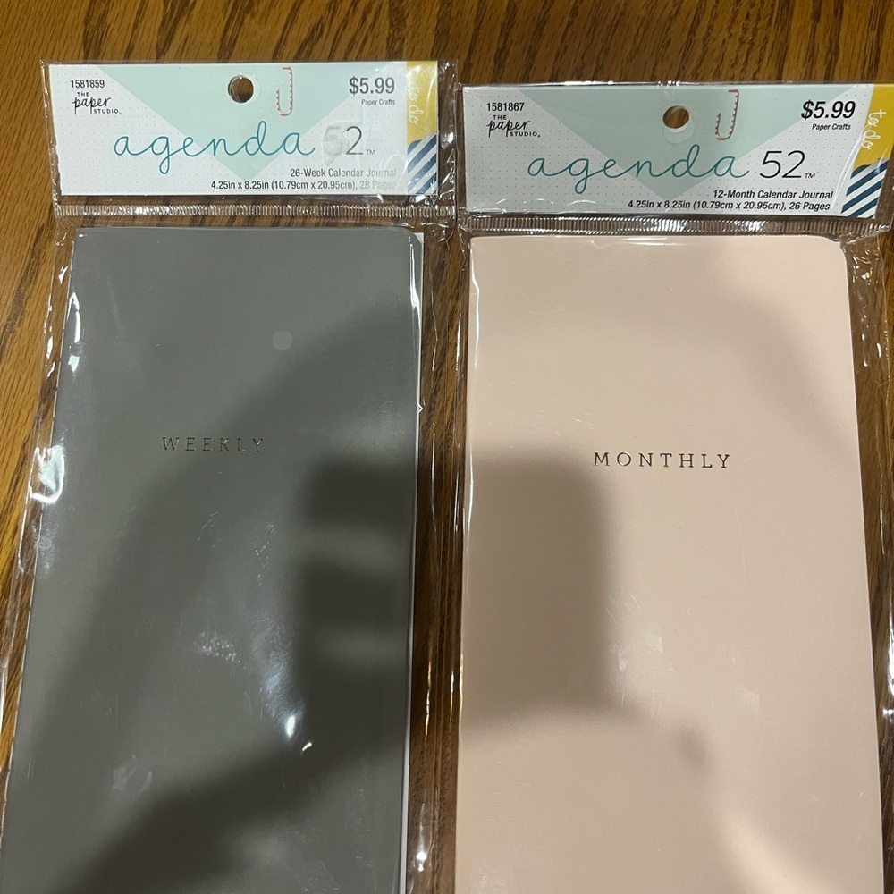 Undated Weekly & Monthly Journals